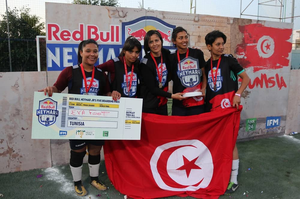 Gagnants de Neymar junior 5 tunisie femme